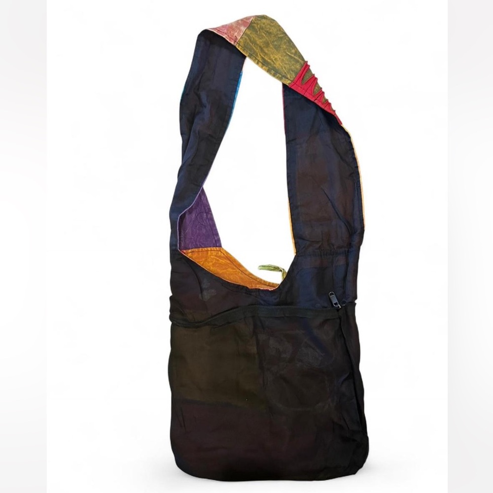 Colorful Owl Patchwork Shoulder Bag - Picture 8 of 8